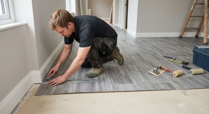 Sheet Flooring Installation