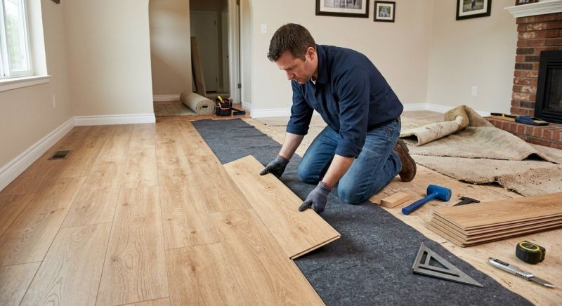 Laminate Floor Remodeling in Puyallup, WA