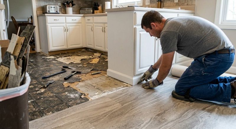 Linoleum Floor Installation in Gig Harbor, WA