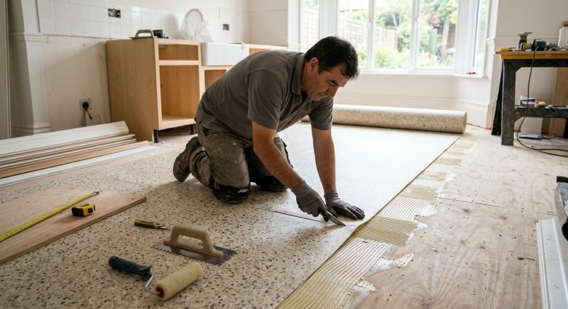 Linoleum Floor Installation in Olalla, WA
