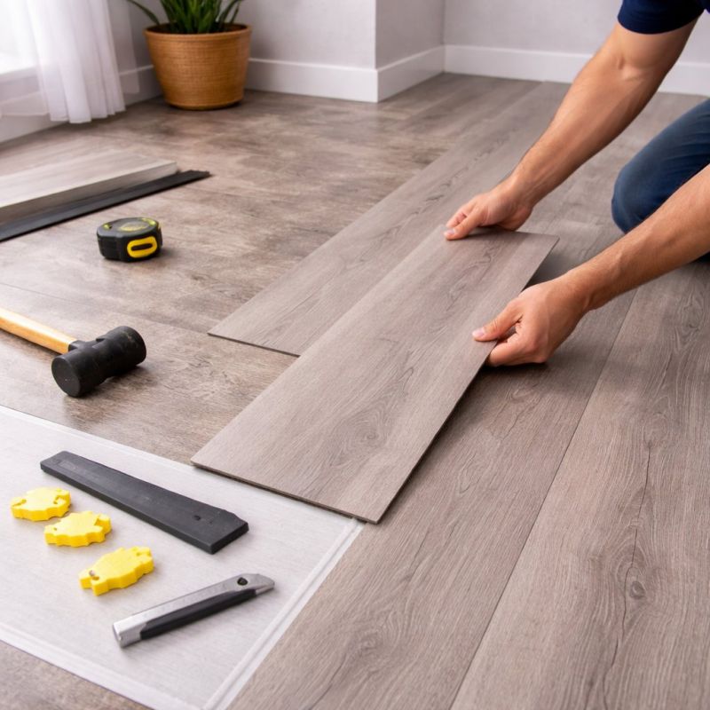 Luxury Vinyl Tile Installation in Fox Island, WA