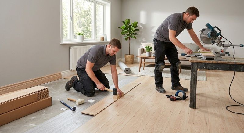 Plank Laminate Installation in Puyallup, WA
