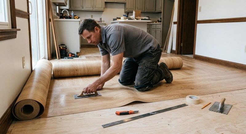 Sheet Flooring Installation in Puyallup, WA