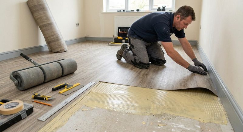 Sheet Flooring Installation in Puyallup, WA