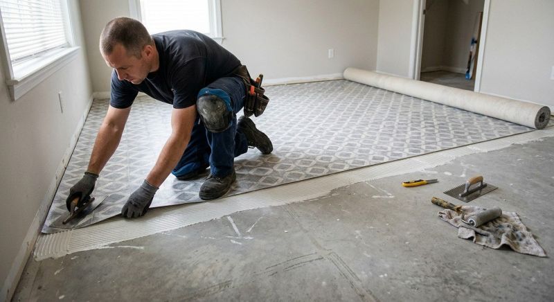 Sheet Linoleum Installation in Enumclaw, WA