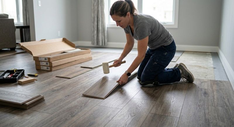Vinyl Plank Floor Installation in Puyallup, WA