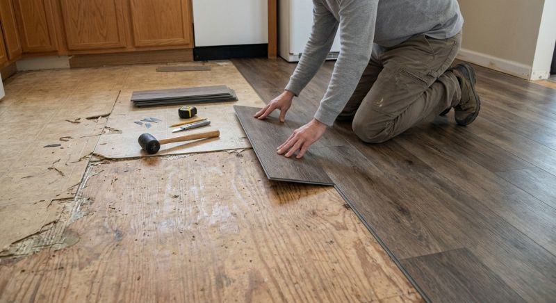 Vinyl Tile Replacement in Puyallup, WA
